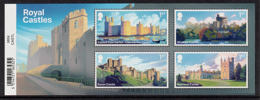 GB 2026 Castles Mini Sheet - SG MS5495 - with BARCODE