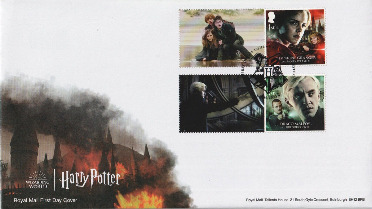 GB 2023 - New Harry Potter Collector / Smilers Sheet First Day Covers (5)