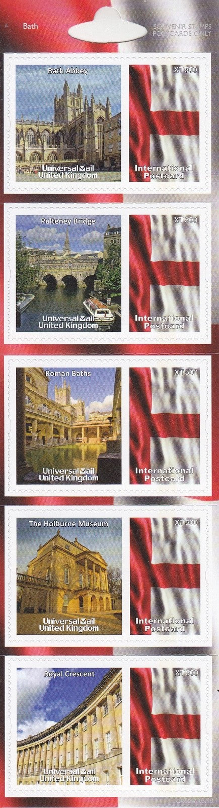 GB Universal Mail Tourist Stamps - buy one or more from the drop down menu!!