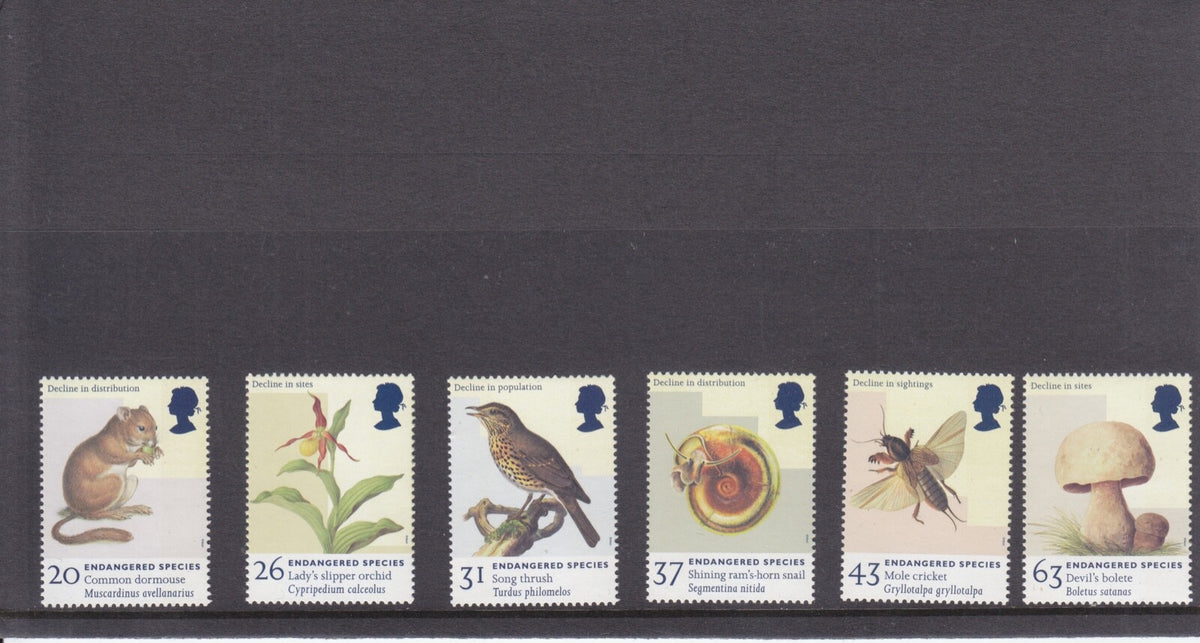GB 1998 - Endangered Species - SG 2015-2020 - MNH