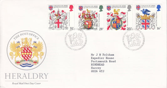 GB 1984 - Heraldry -  Royal Mail FDC