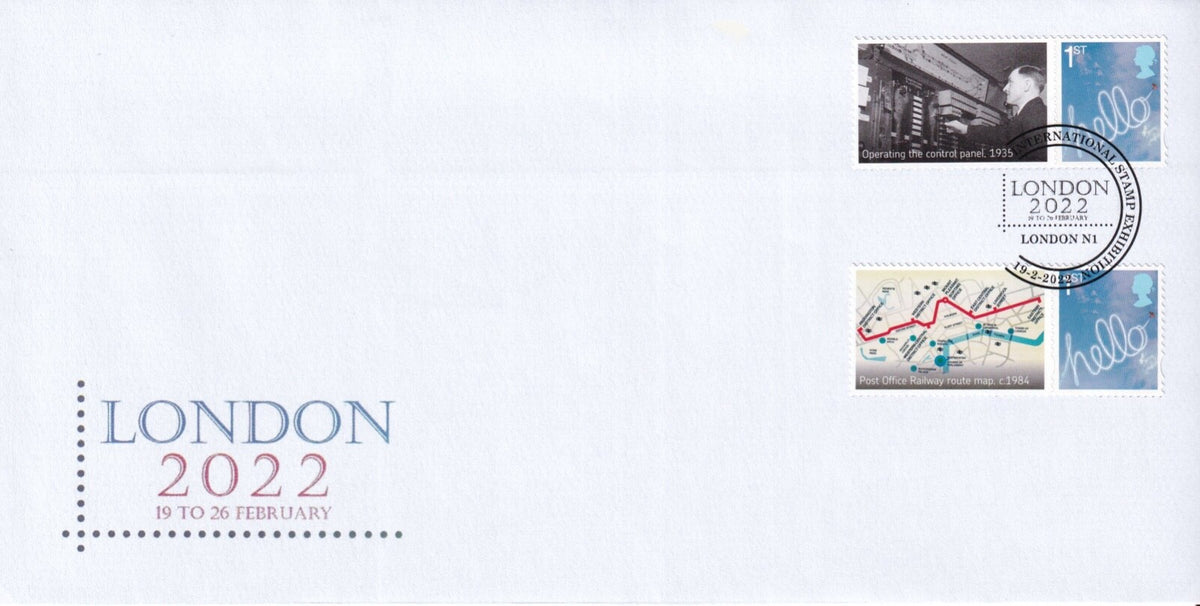 GB 2022 - London 2022 Exhibition Sheet - Smilers FDC