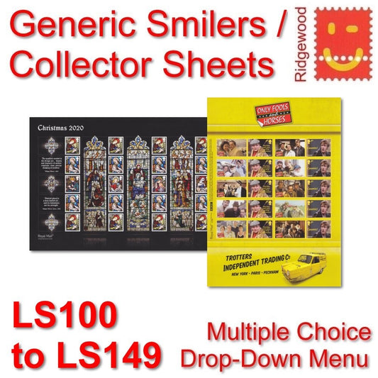 LS100 - LS149 Collector Sheets -Multiple Listing - buy from the drop down menu!!