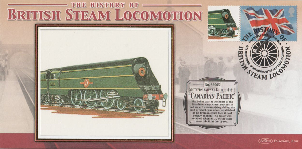 History of British Steam Locomation - Benham Smilers Covers - Multiple Choice