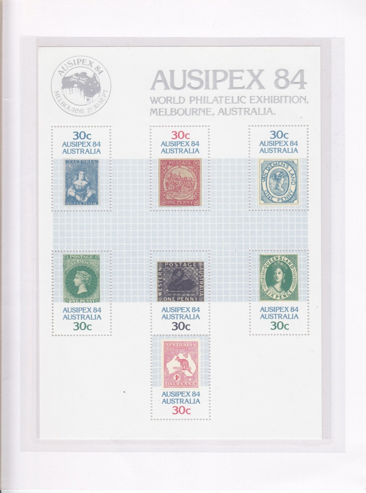 1984 Australia - Ausipex Stamp Exhibition - Presentation Pack