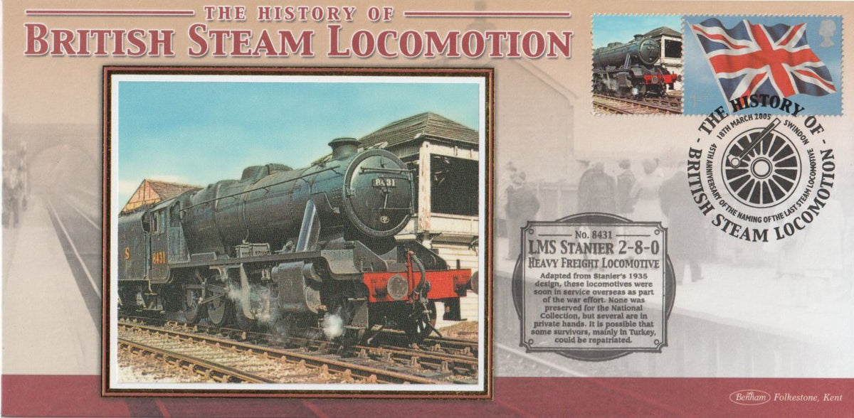 History of British Steam Locomation - Benham Smilers Covers - Multiple Choice