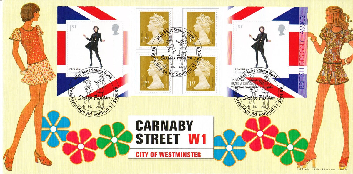 Bradbury FDC - British Design Classics - Retail Booklet 4 - SG-PM20