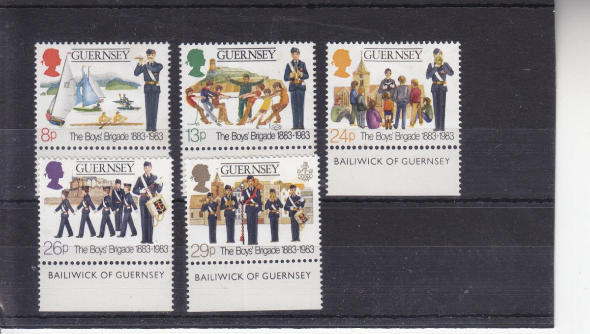 Guernsey 1983 - Centenary Of The Boys Brigade - SG-268-272 - MNH Set