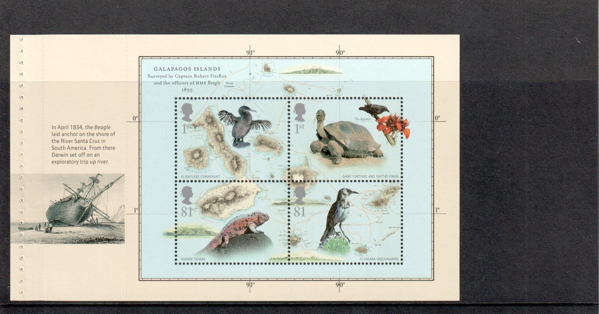 2009 Prestige Booklet Pane Ex DX45 - SG Cat Ref: MS2904a