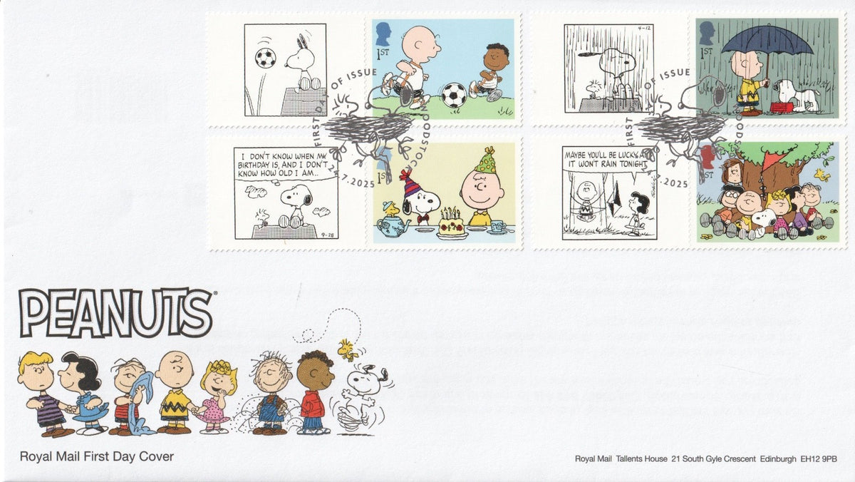 GB 2025 - Peanuts Collector / Smilers  Sheet FDC's (2) - GS176/LS174