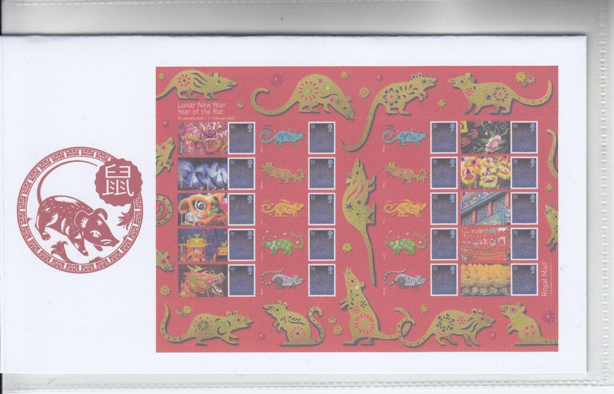 GB 2020 - Private Presentation Pack - Smilers - Year of the Rat - GS-121/LS-119