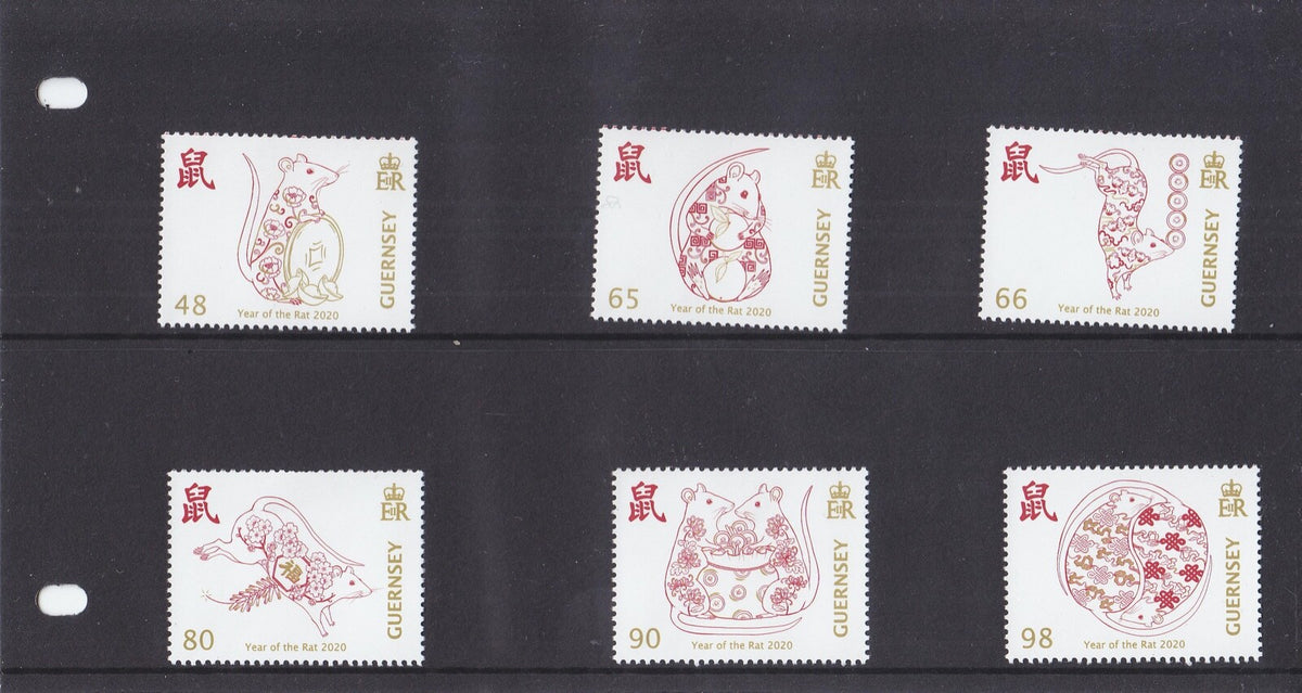 Guernsey 2019 - Lunar New Year - Year of the Rat Presentation Pack MNH