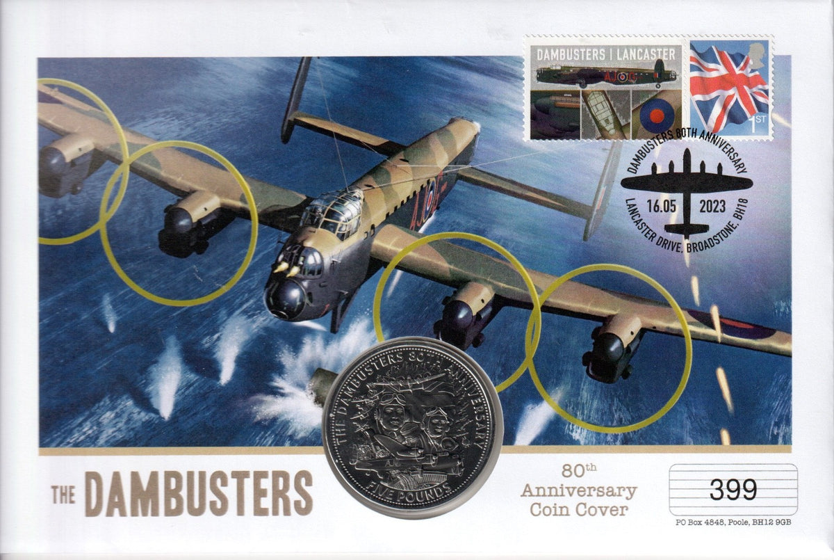 GB 2023  Westminster 80th Anniv. Dambusters Smilers PNC Cover/Jersey £5