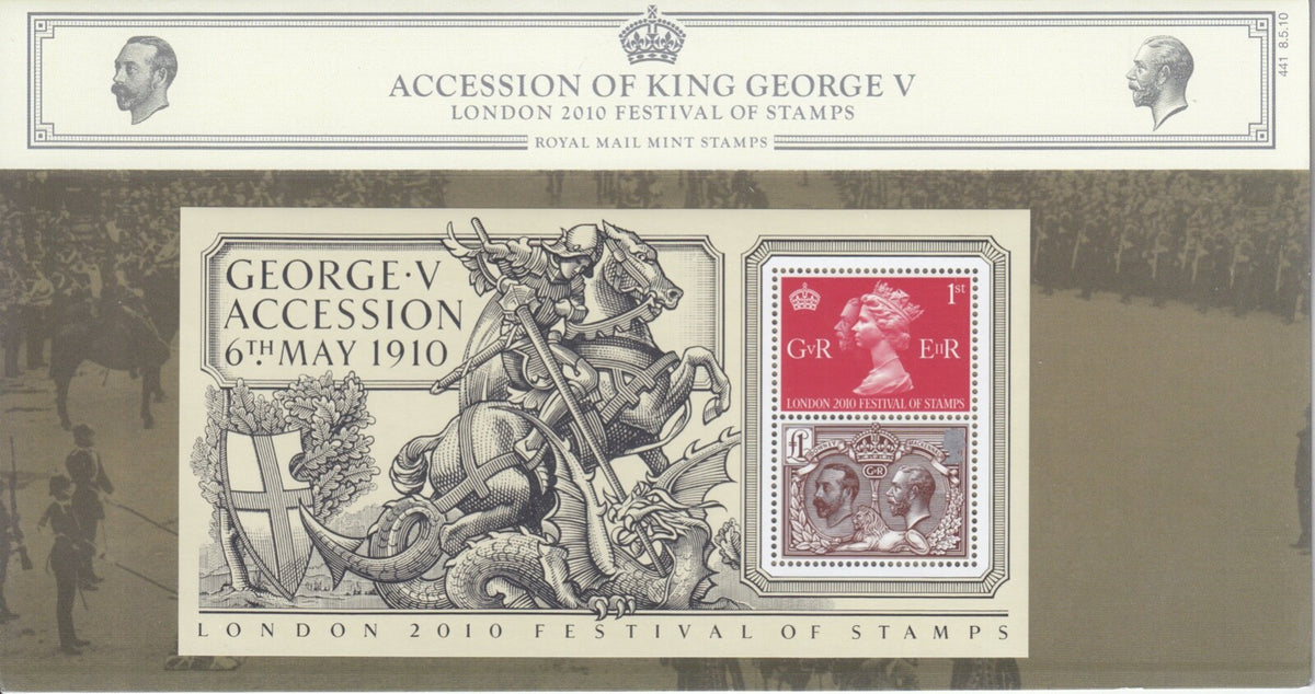 GB 2010 - Accession of King George V Presentation Pack (No. 441)