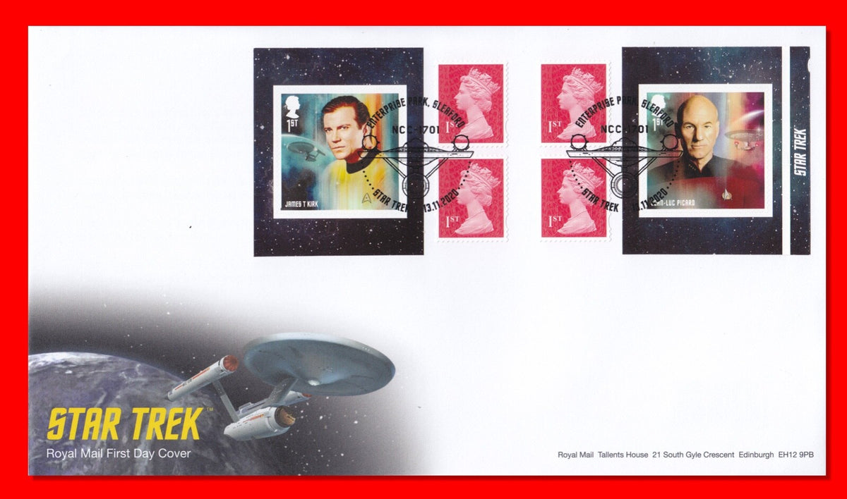 GB 2020  * NEW * STAR TREK  Retail Booklet FDC - SG-PM76