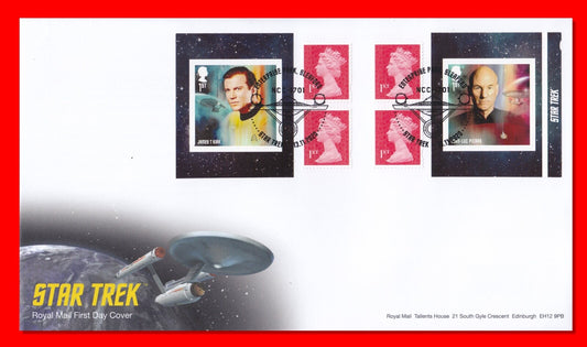 GB 2020  * NEW * STAR TREK  Retail Booklet FDC - SG-PM76