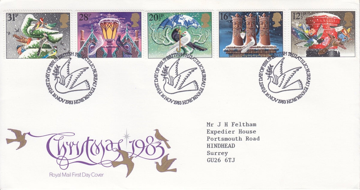 GB 1983 - Christmas -  Royal Mail FDC