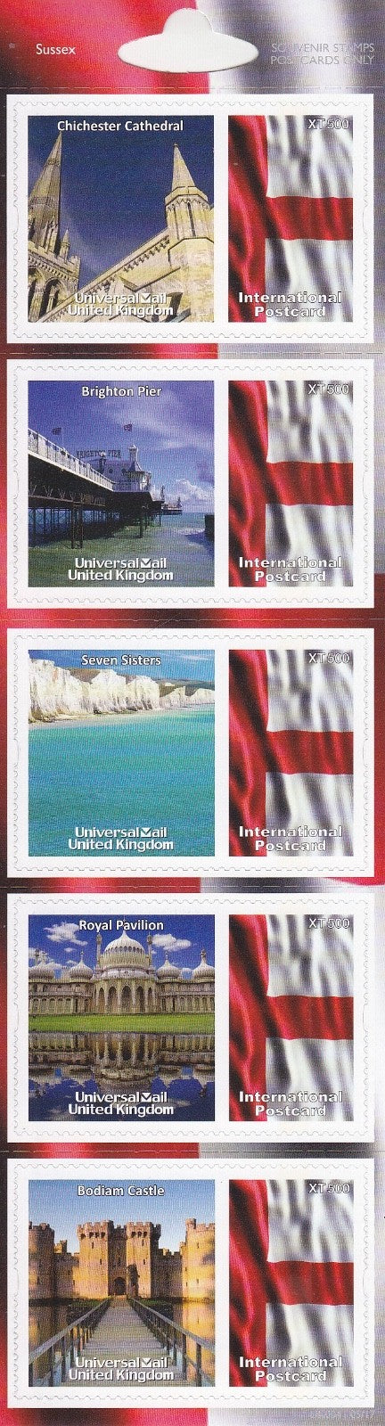 GB Universal Mail Tourist Stamps - buy one or more from the drop down menu!!