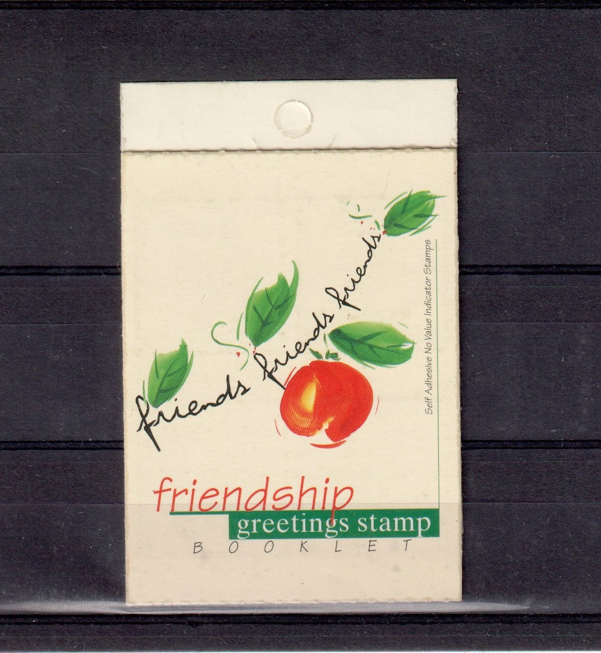1997 Singapore : Greetings Stamp Booklet - Friendship - 10 x 1st Local MNH