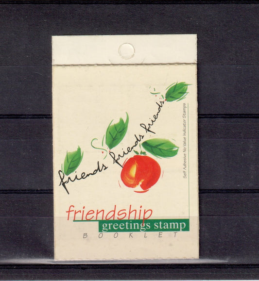 1997 Singapore : Greetings Stamp Booklet - Friendship - 10 x 1st Local MNH