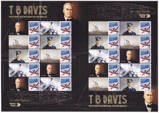 Jersey 2017 - TB Davies Generic/Commemorative Stamp Sheet JCS-038