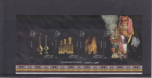 Qatar 2008 - Traditional Perfume Mini Sheet SG-MS1213 - MNH