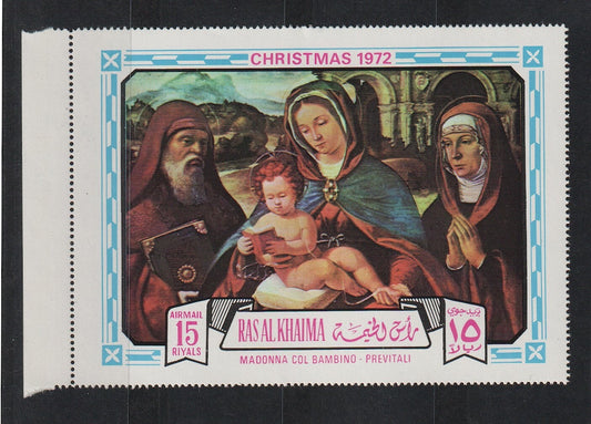 1972  Ras Al Khaimah - Christmas Paintings - Mi-893A - Perf. - MNH