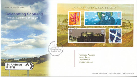 GB 2006 - Celebrating Scotland - Mini Sheet - FDC