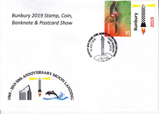 Australia 2019 - Bunbury Stamp & Coin Fair P-Stamp Cover - 1st  Day