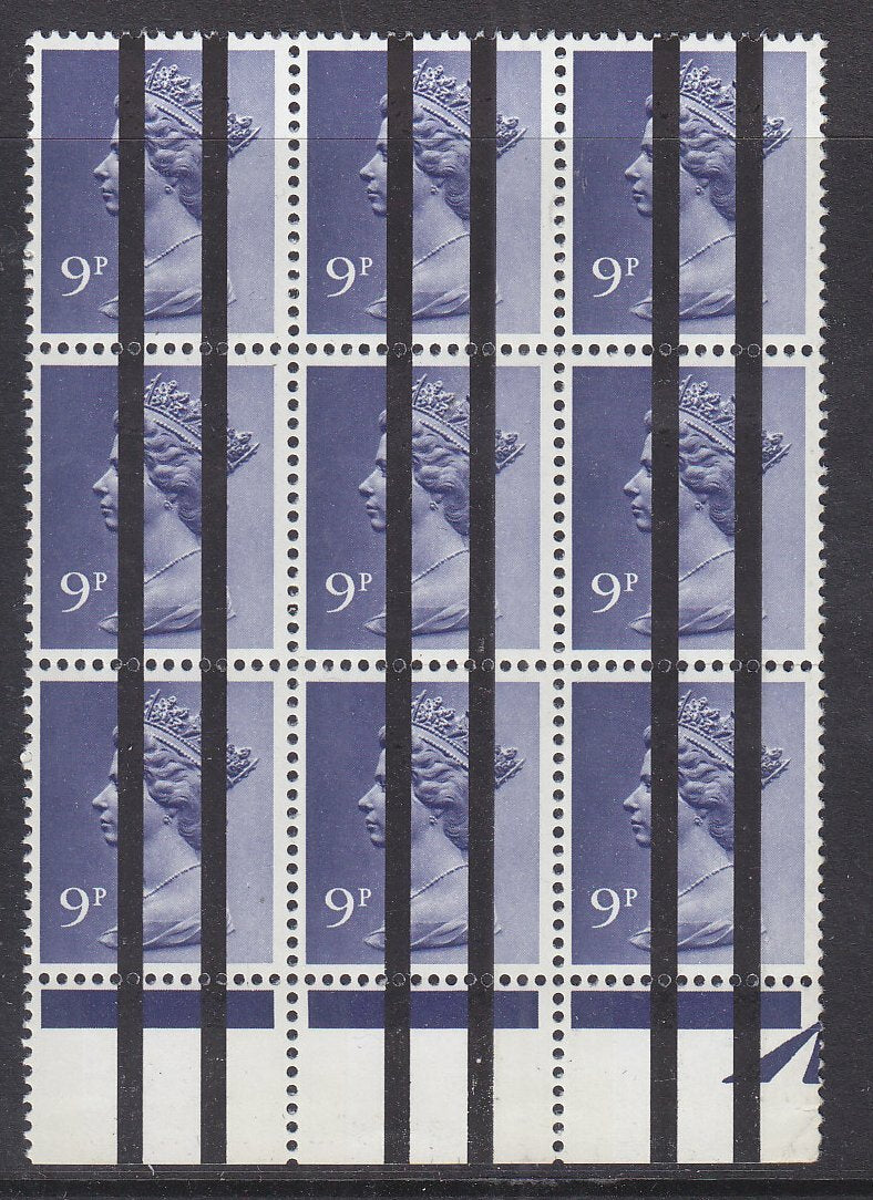 GB 1976 - PO Training School Stamps - SG-X883 - Blk 9 - MNH
