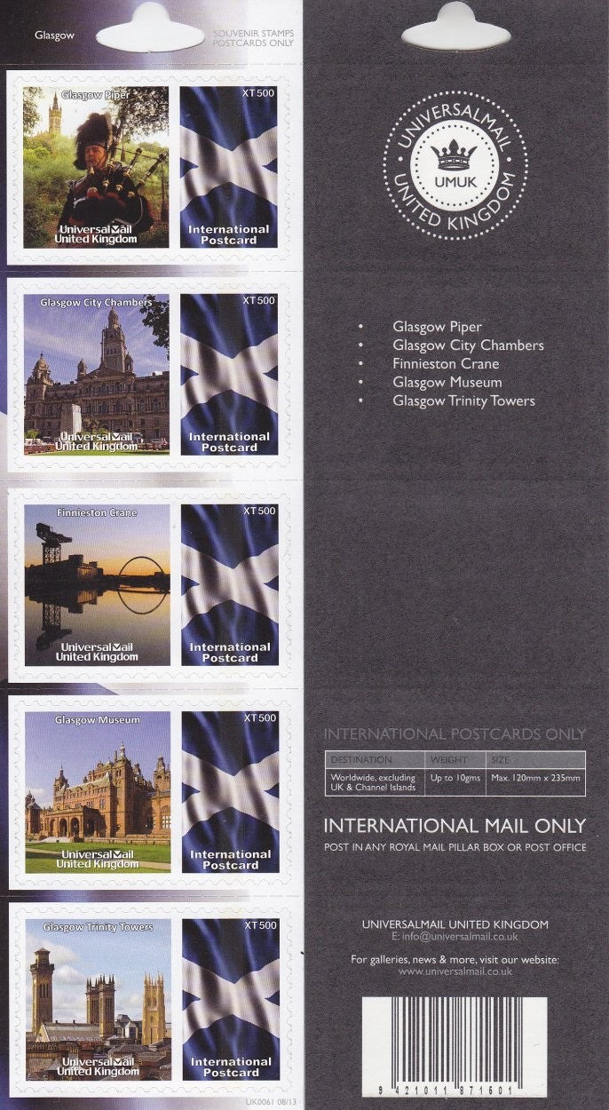 GB Universal Mail Tourist Stamps - buy one or more from the drop down menu!!