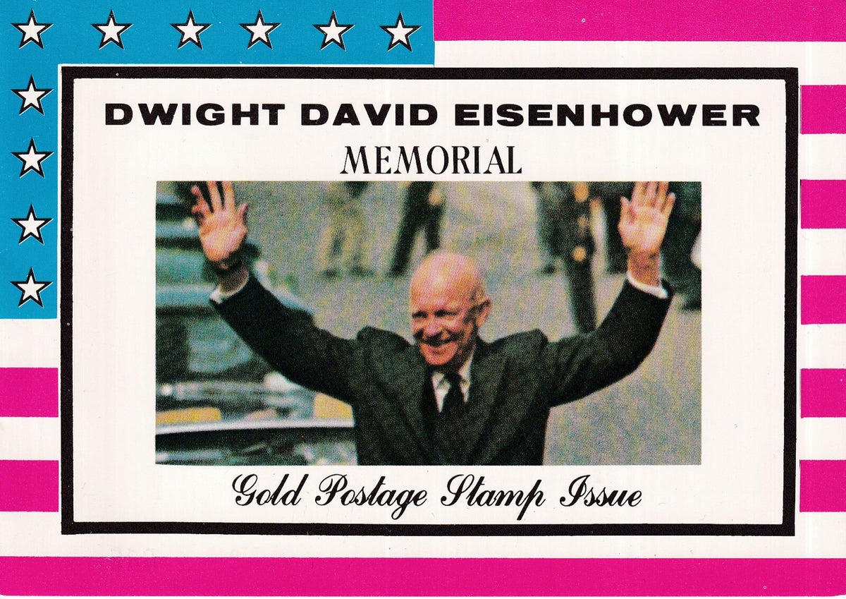 1970 Manama - Eisenhower/Kennedy Memorial - Gold Foil PACK - Mi- 252 A - MNH