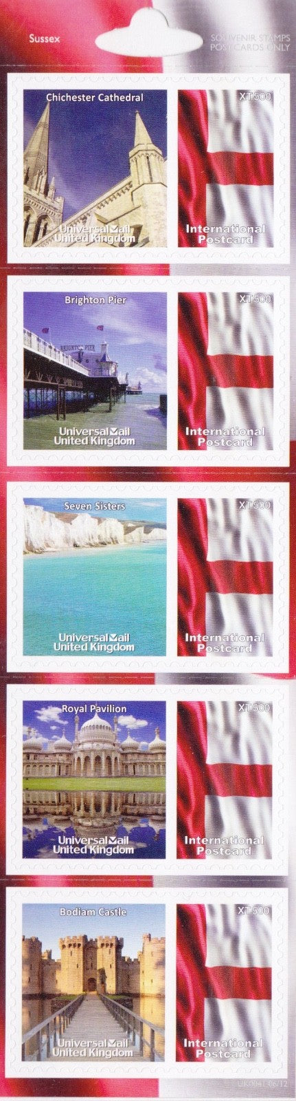 GB Universal Mail Tourist Stamps - buy one or more from the drop down menu!!