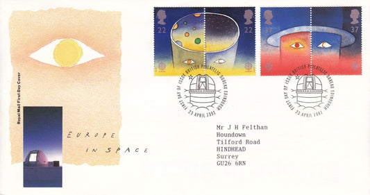 GB 1991 - Europe in Space  - Royal Mail FDC