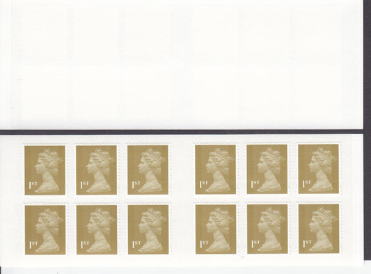 2006 - Forgery! - 1st Class x 12 booklet with blank cover and varnish bands