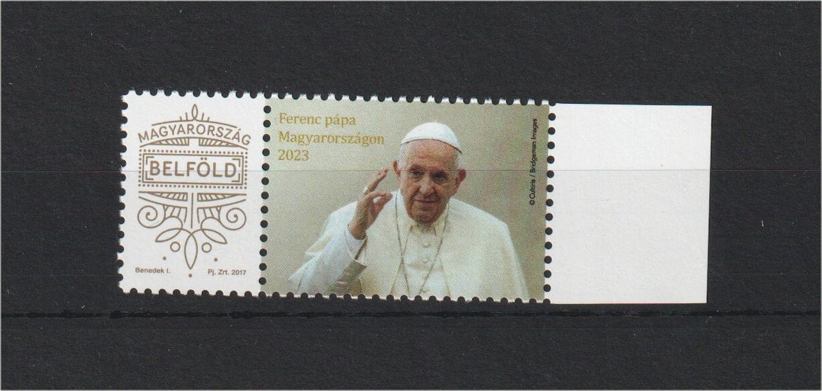 Hungary 2023 - My Own Stamp - Pope Francis in Hungary - MNH