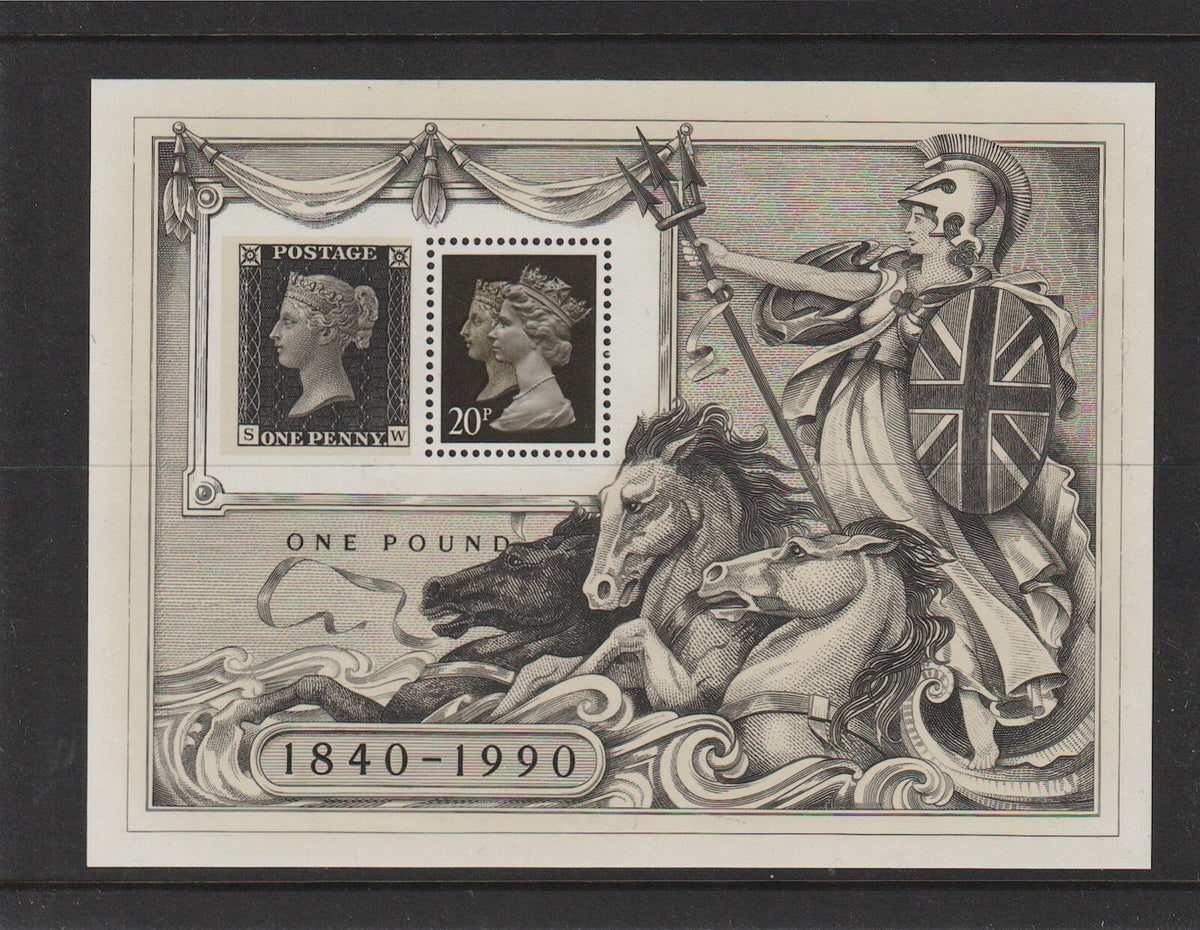 GB 1990 - 150th Anniversary of the Penny Black - Miniature Sheet SG-MS1501