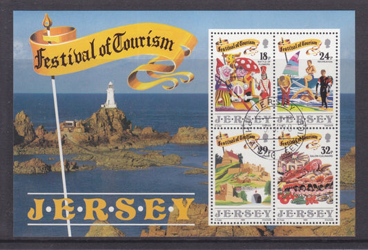 Jersey 1990 - Festival Of Tourism - SG-MS525 CTO (full gum)