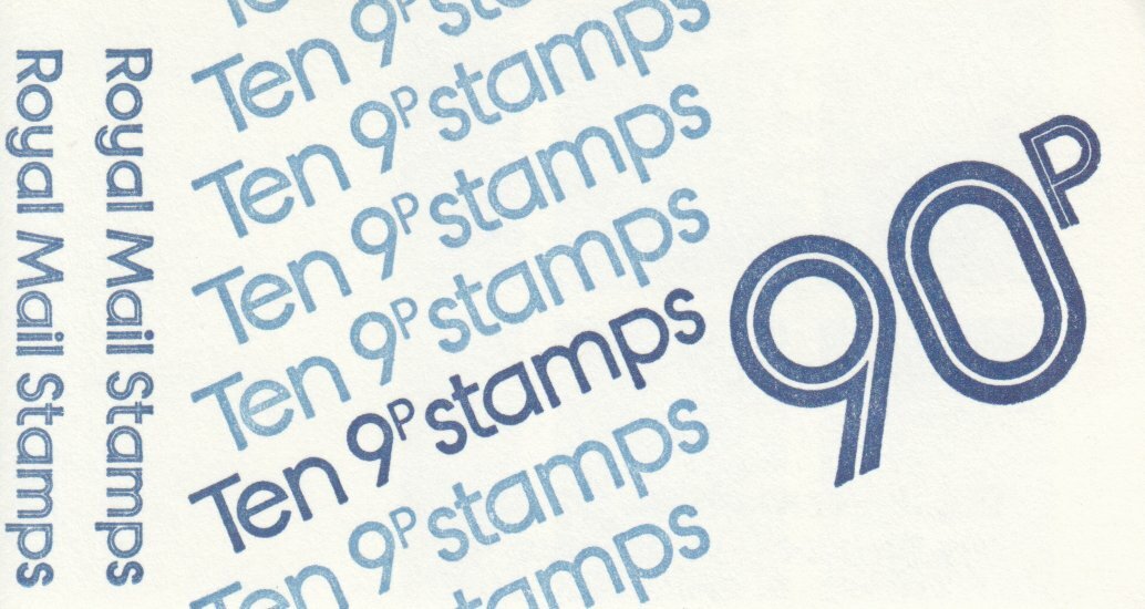 GB 1977 - Ten x 9p- Folded Stamp Booklet - SG-FG1a