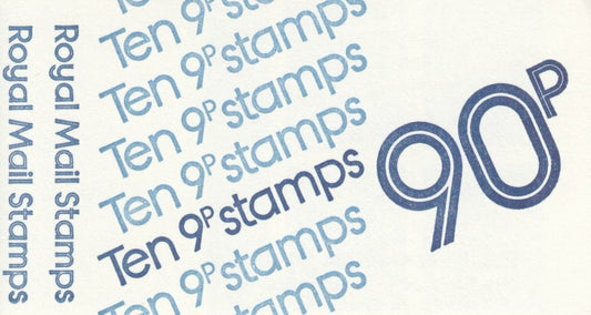 GB 1977 - Ten x 9p- Folded Stamp Booklet - SG-FG1a