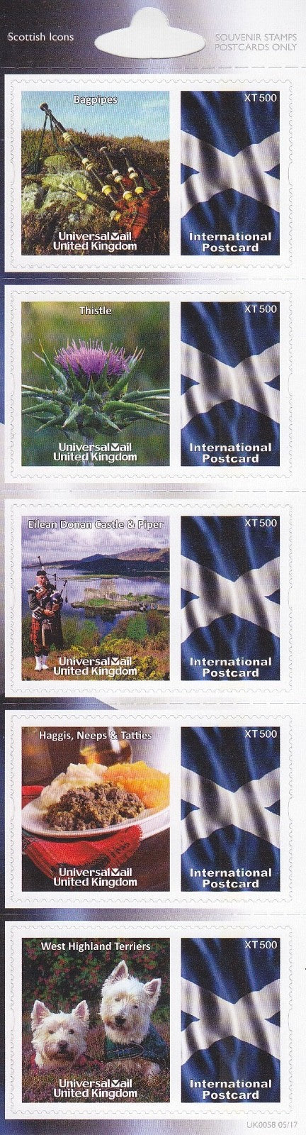 GB Universal Mail Tourist Stamps - buy one or more from the drop down menu!!