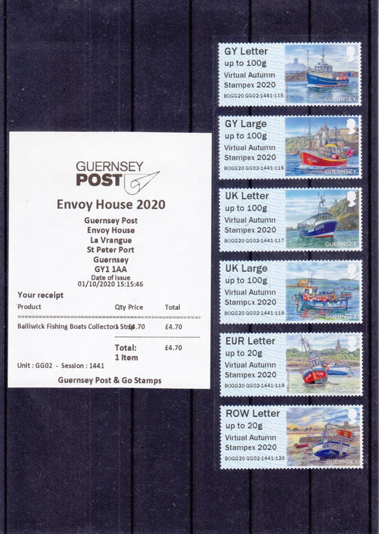 Guernsey 2020 - Post & Go - Virtual Autumn STAMPEX 2020 - BOGG20 GG02