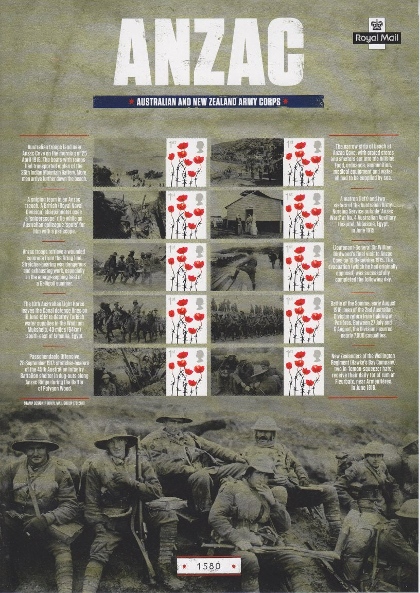 GB CSS1 - CSS38 Commemorative Sheets - Multiple Choice Listing Use Drop Down Box