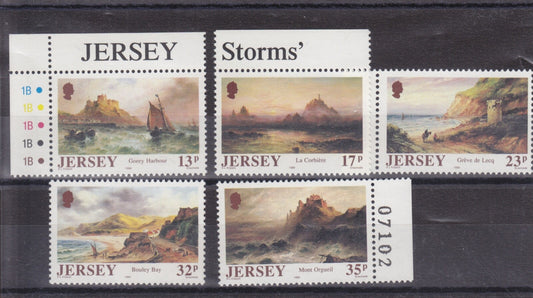 Jersey 1989 - 150th Birth Anniversary of Sarah Louisa Kilpatrick SG 512-516 MNH