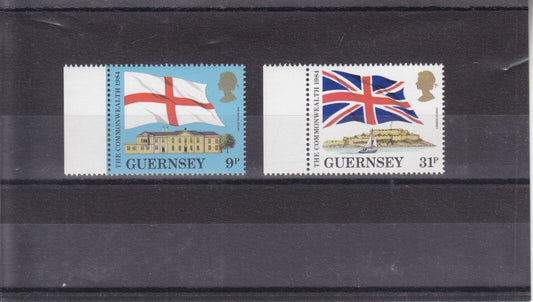 Guernsey 1984 - Links With The Commonwealth - MNH Set - SG-294-95
