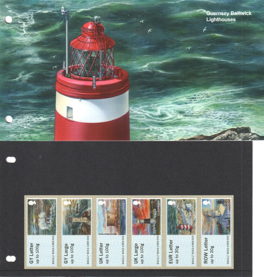 2017 Guernsey - Post & Go - Guernsey Bailiwick Lighthouses - Presentation Pack
