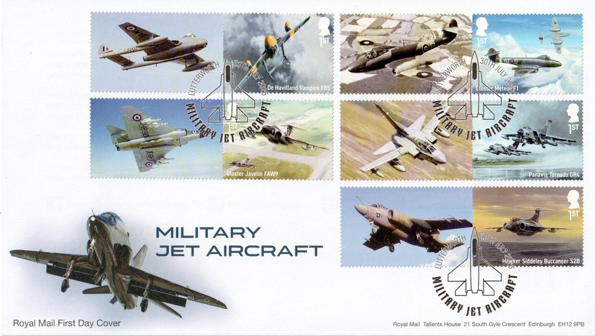 GB 2026 - Military Jet Aircraft - Smilers/Collector  Sheet - FDC (2) - GS190