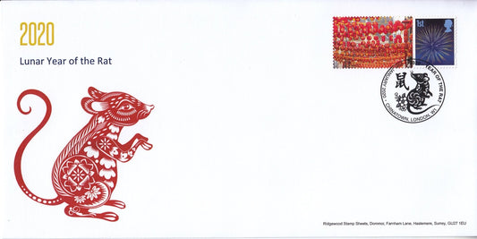 GB 2020 - Generic Smilers - Year of the Rat - Special Postmark Cover # 7