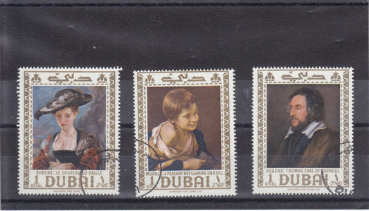 Dubai 1967 - Paintings - SG253 - 255 - Fine Used