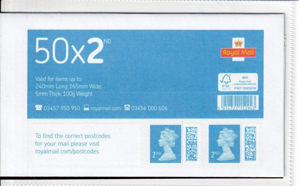 2021 - MBIL M21L - 2nd Class Barcoded Machin Stamp - Private Presentation Pack